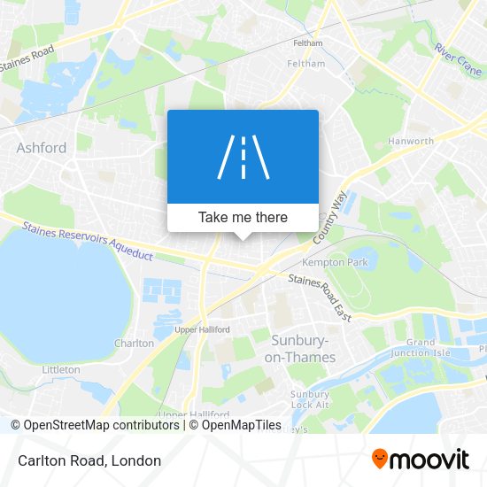 Carlton Road map