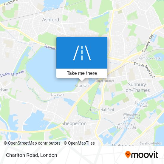 Charlton Road map