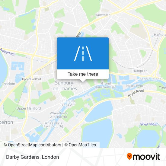 Darby Gardens map