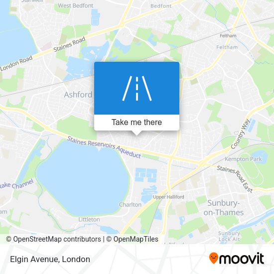 Elgin Avenue map