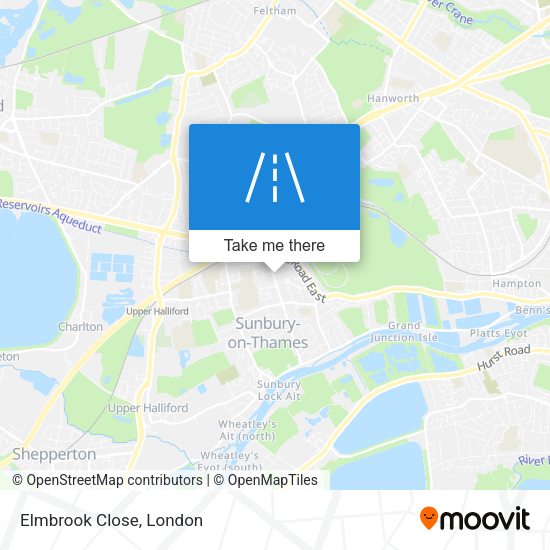 Elmbrook Close map