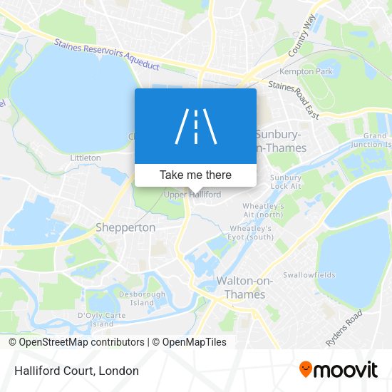 Halliford Court map