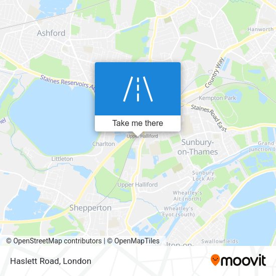 Haslett Road map