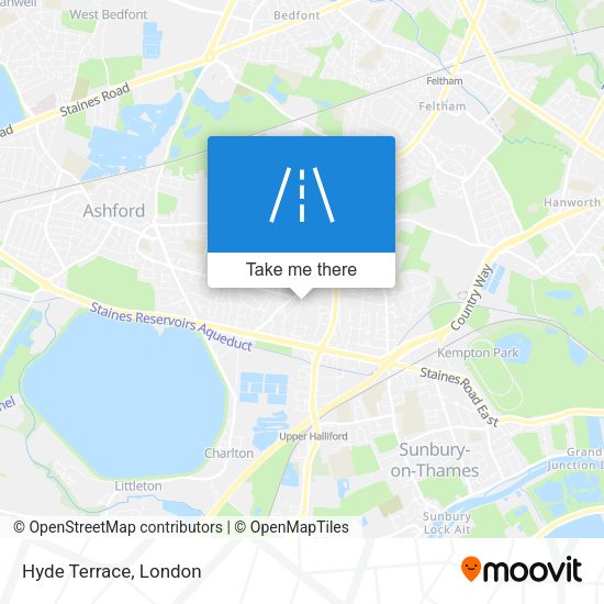 Hyde Terrace map