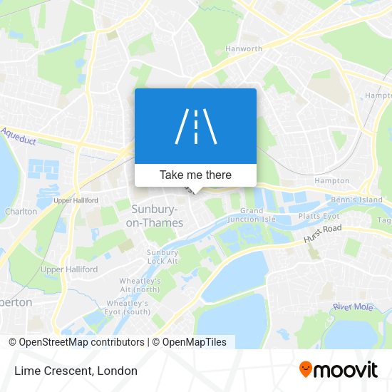 Lime Crescent map