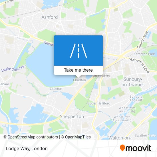 Lodge Way map