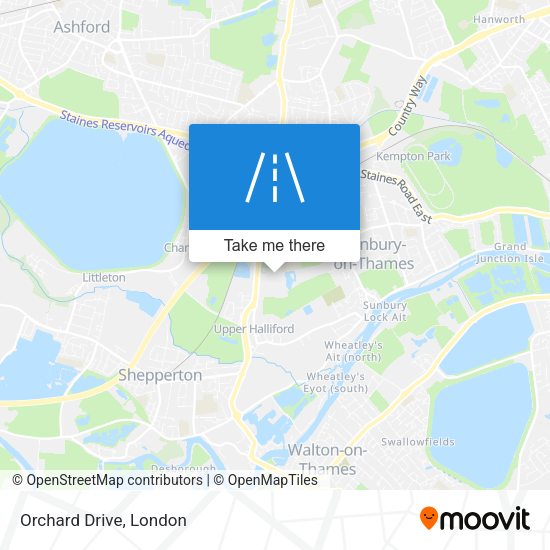 Orchard Drive map