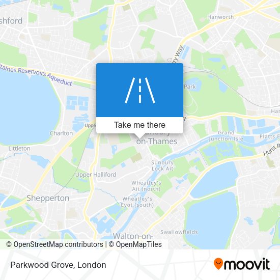 Parkwood Grove map