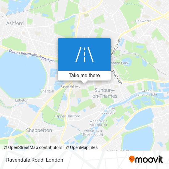 Ravendale Road map