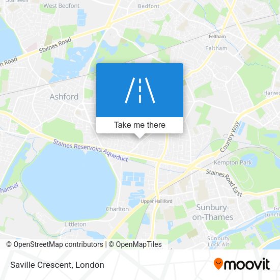 Saville Crescent map