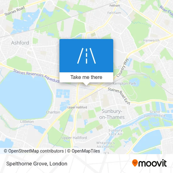 Spelthorne Grove map