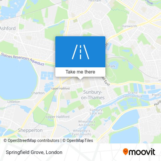 Springfield Grove map