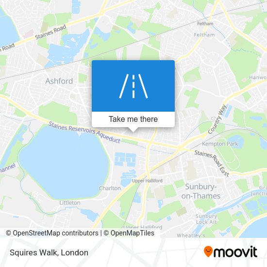 Squires Walk map