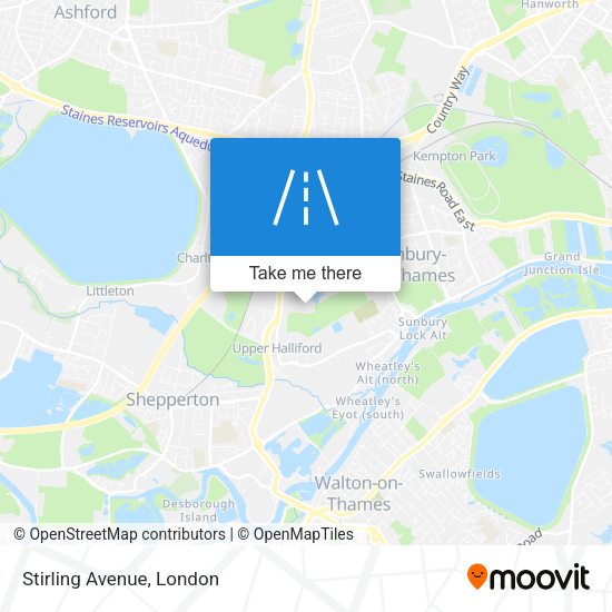 Stirling Avenue map