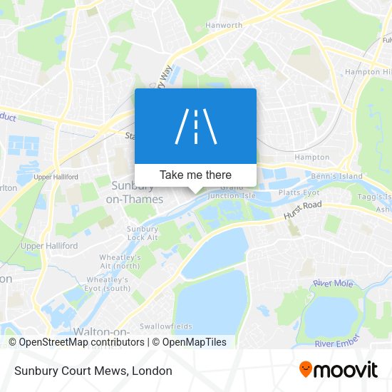 Sunbury Court Mews map