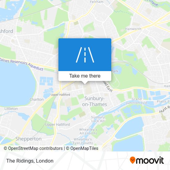 The Ridings map