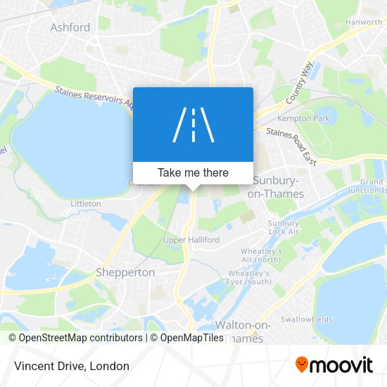 Vincent Drive map
