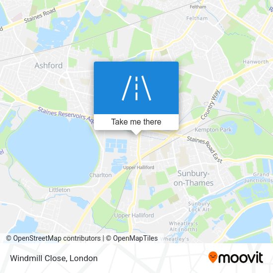Windmill Close map