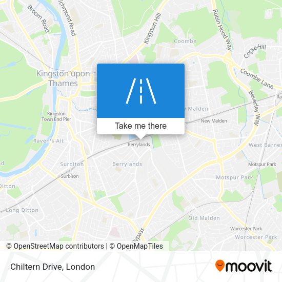 Chiltern Drive map