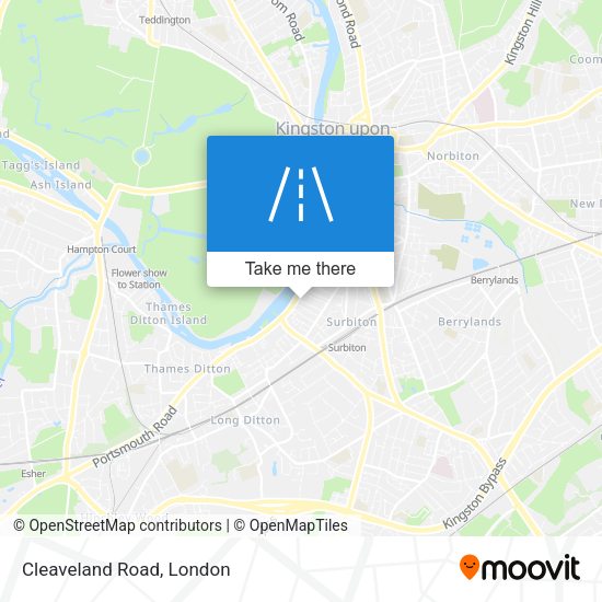 Cleaveland Road map