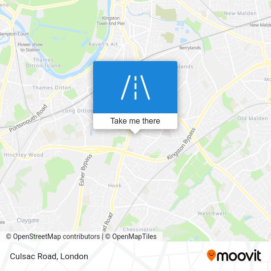 Culsac Road map