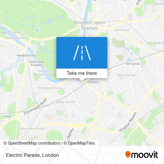 Electric Parade map