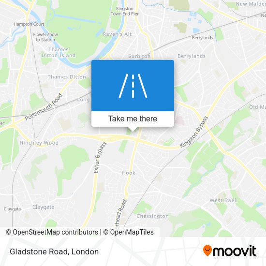 Gladstone Road map