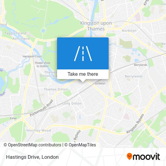 Hastings Drive map