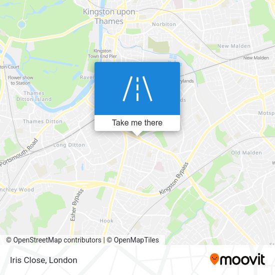 Iris Close map