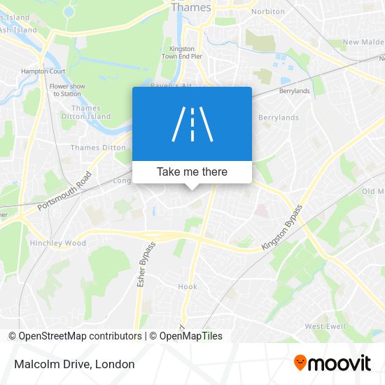 Malcolm Drive map