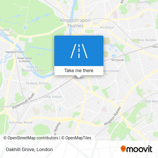 Oakhill Grove map
