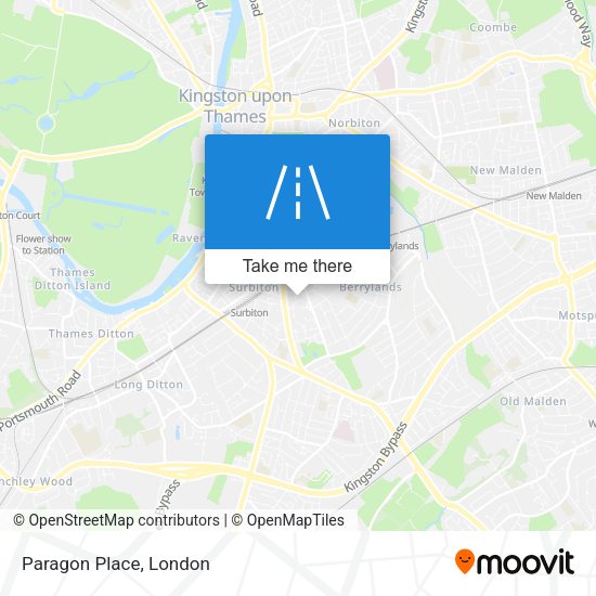 Paragon Place map