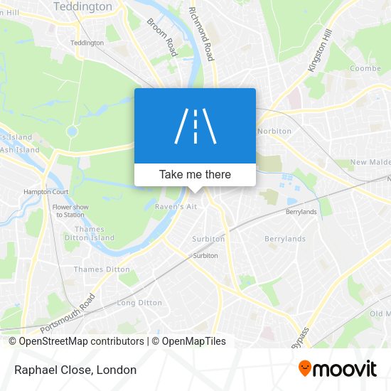 Raphael Close map