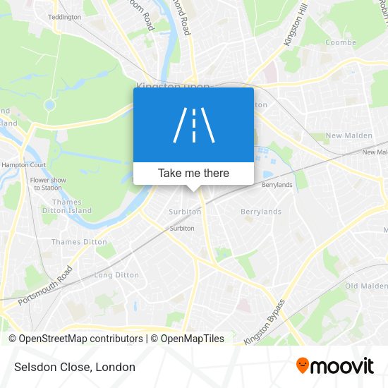 Selsdon Close map