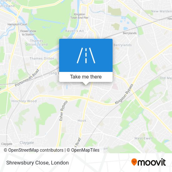 Shrewsbury Close map