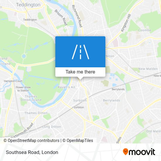 Southsea Road map