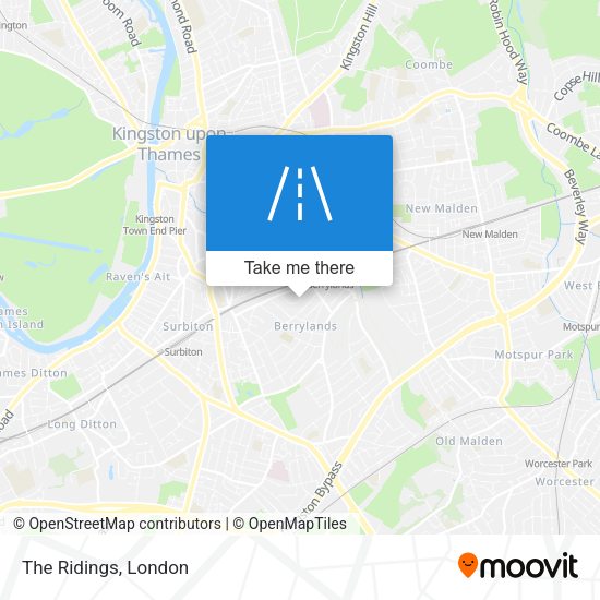 The Ridings map