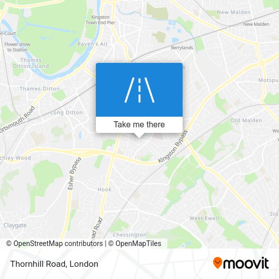 Thornhill Road map