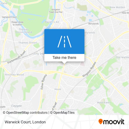 Warwick Court map