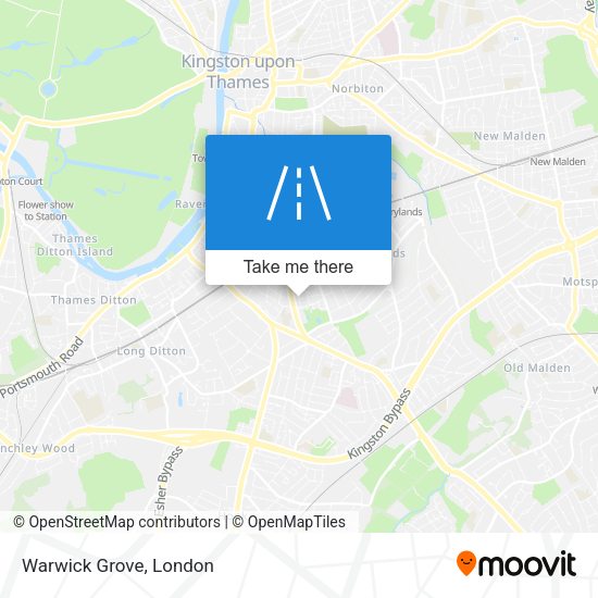 Warwick Grove map