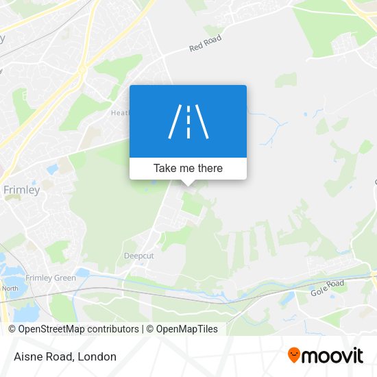 Aisne Road map