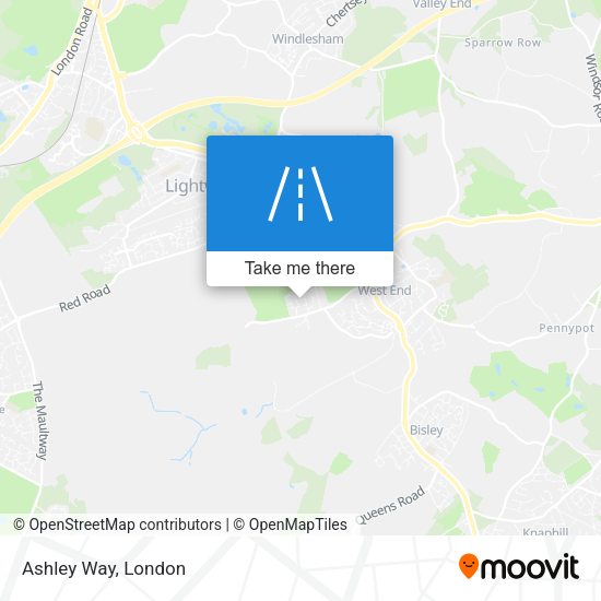 Ashley Way map
