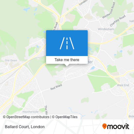 Ballard Court map