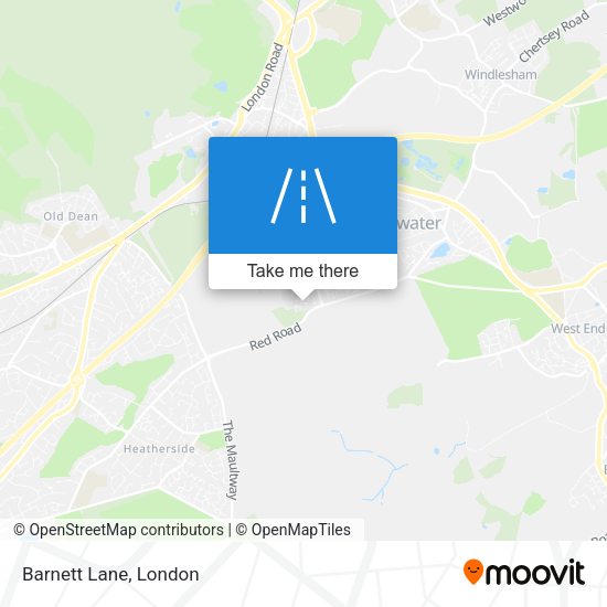 Barnett Lane map