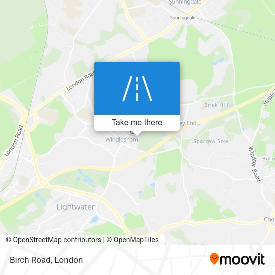 Birch Road map