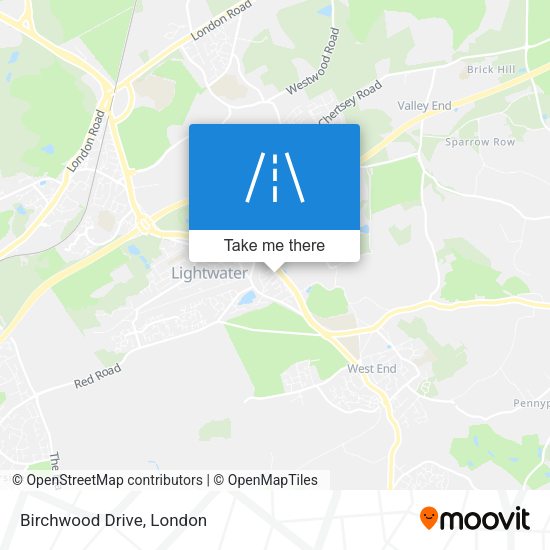 Birchwood Drive map