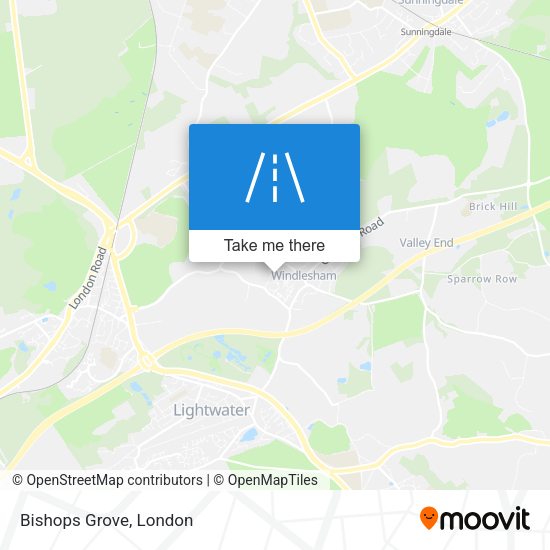 Bishops Grove map