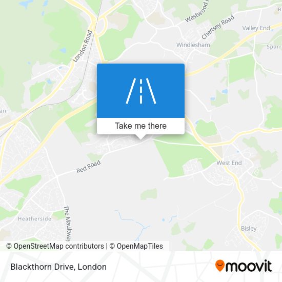 Blackthorn Drive map