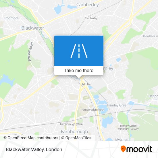 Blackwater Valley map