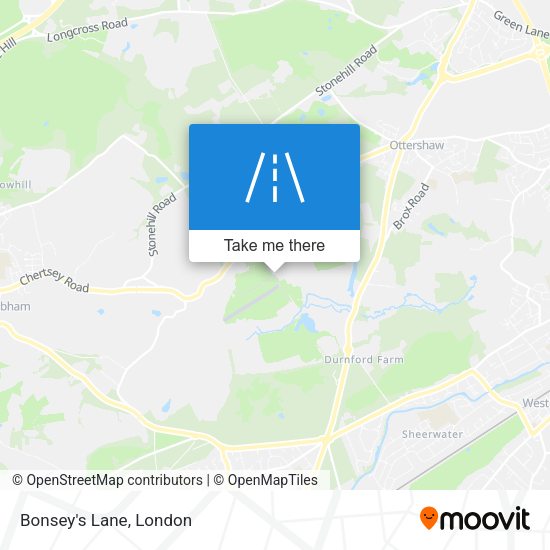 Bonsey's Lane map